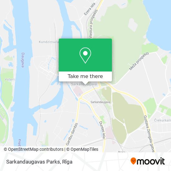 Sarkandaugavas Parks map