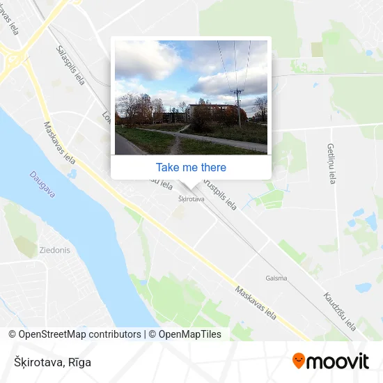Карта Šķirotava