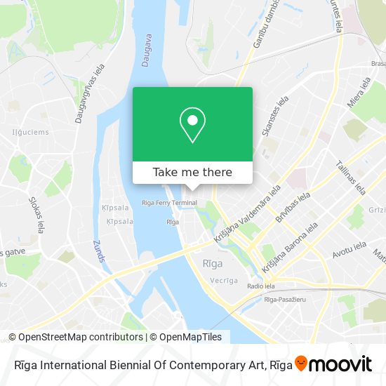 Rīga International Biennial Of Contemporary Art map
