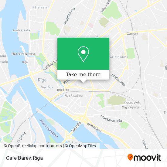 Cafe Barev map