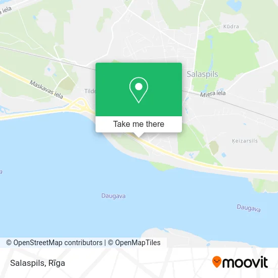 Карта Salaspils