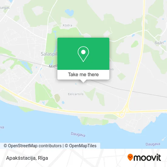 Карта Apakšstacija