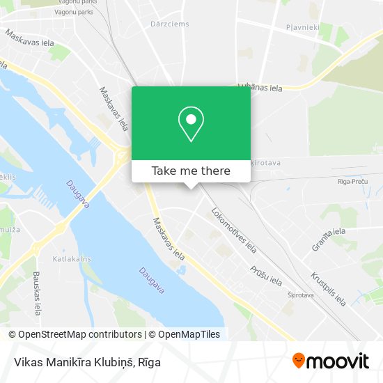 Vikas Manikīra Klubiņš map