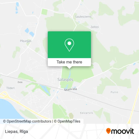 Карта Liepas