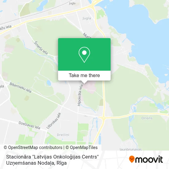 Stacionāra "Latvijas Onkoloģijas Centrs" Uzņemšanas Nodaļa map