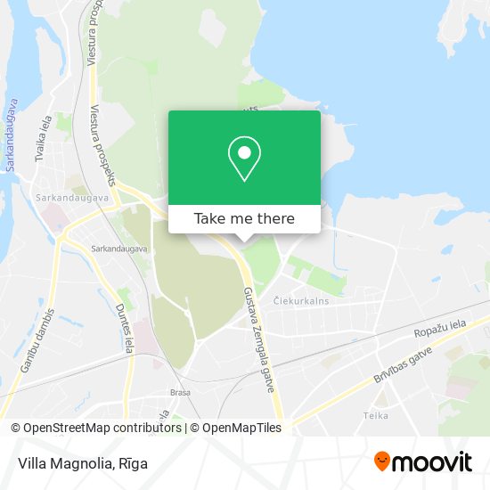 Villa Magnolia map