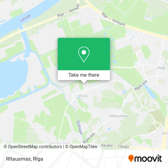 Карта Rītausmas