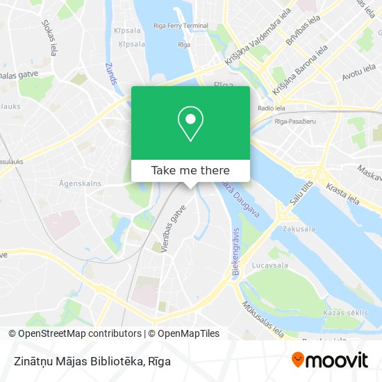 Zinātņu Mājas Bibliotēka map