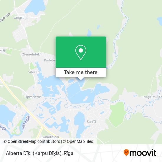 Alberta Dīķi (Karpu Dīķis) map