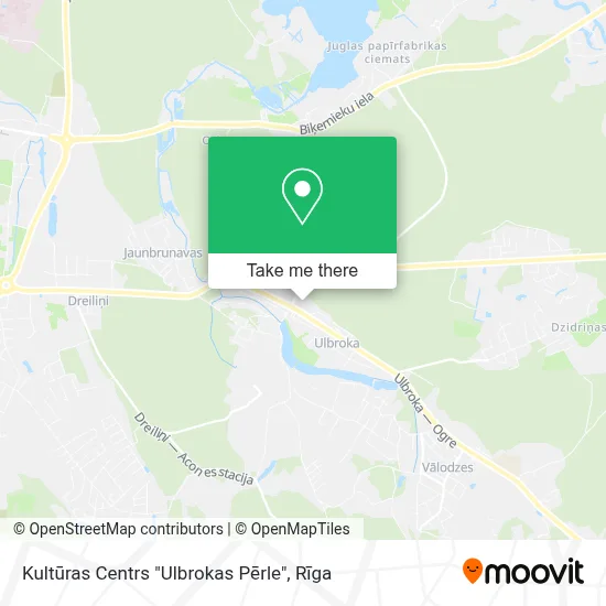 Kultūras Centrs ""Ulbrokas Pērle"" map