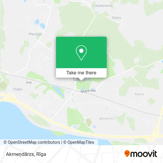 Карта Akmeņdārzs