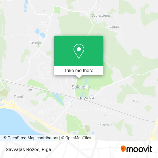 Карта Savvaļas Rozes