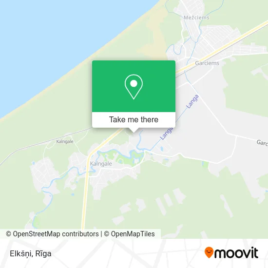 Карта Elkšņi