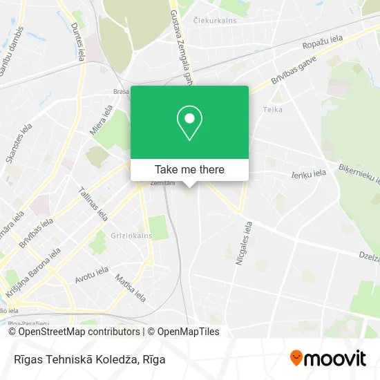 Rīgas Tehniskā Koledža map