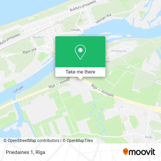 Карта Priedaines 1