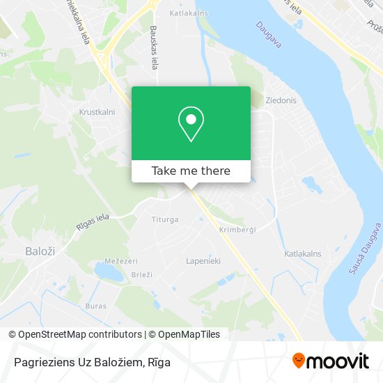 Pagrieziens Uz Baložiem map