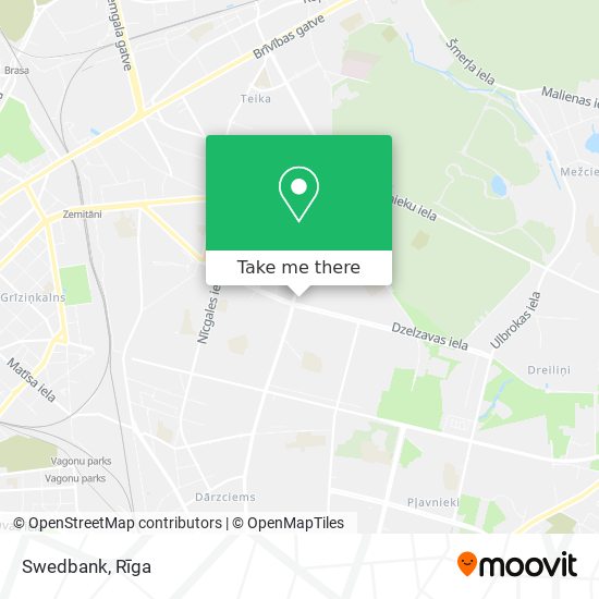 Swedbank map