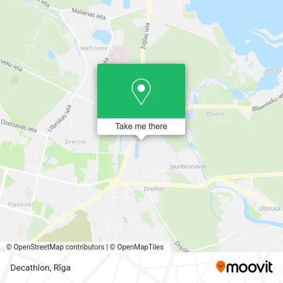Карта Decathlon