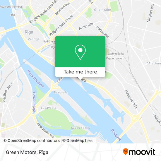 Green Motors map