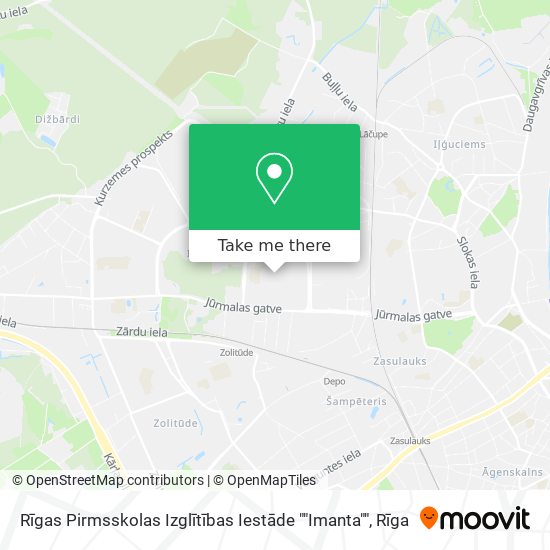 Rīgas Pirmsskolas Izglītības Iestāde ""Imanta"" map