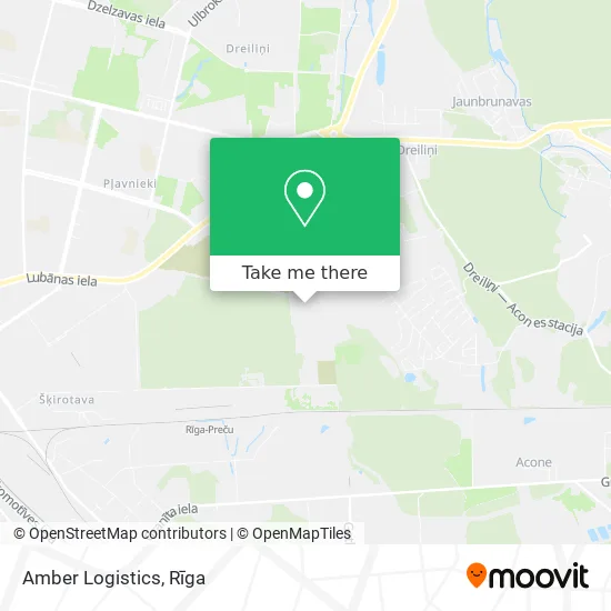 Карта Amber Logistics