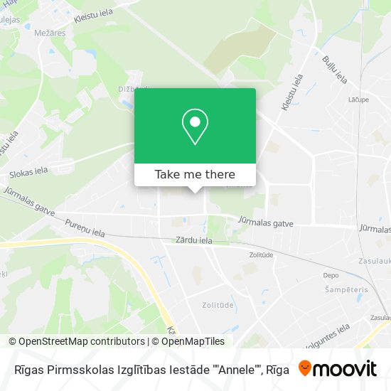 Rīgas Pirmsskolas Izglītības Iestāde ""Annele"" map