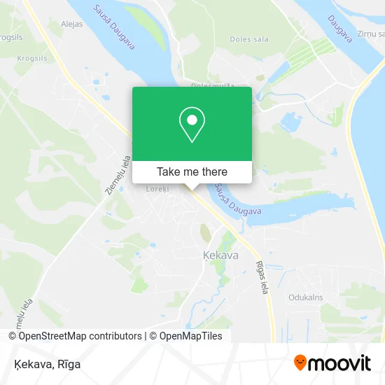 Карта Ķekava