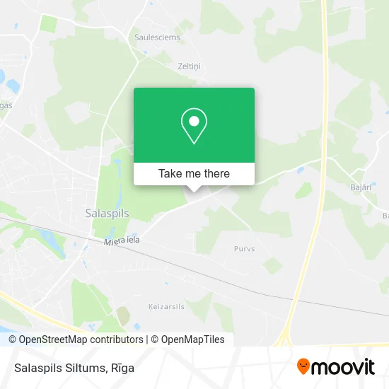 Salaspils Siltums map