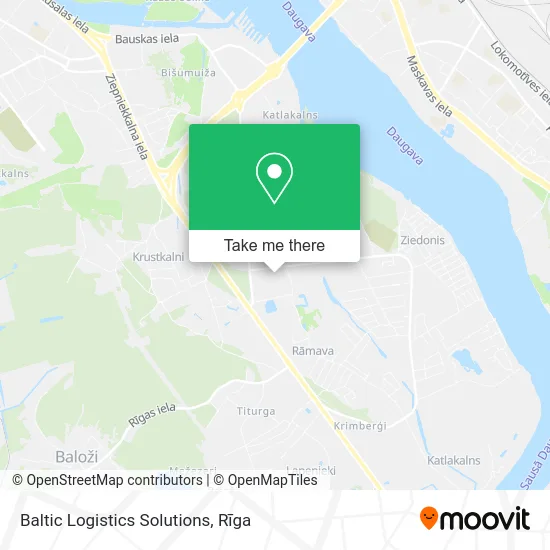 Карта Baltic Logistics Solutions