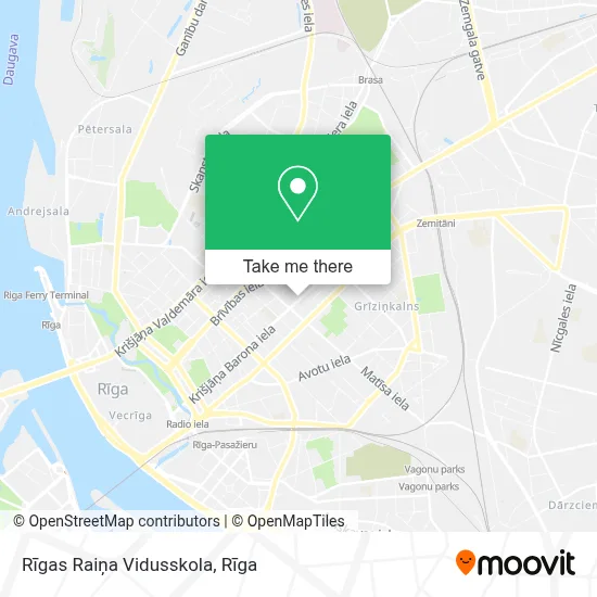 Rīgas Raiņa Vidusskola map