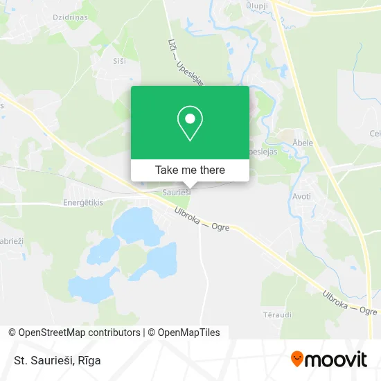 St. Saurieši map