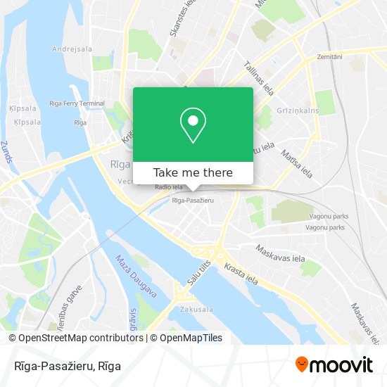 Rīga-Pasažieru map