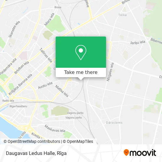 Карта Daugavas Ledus Halle