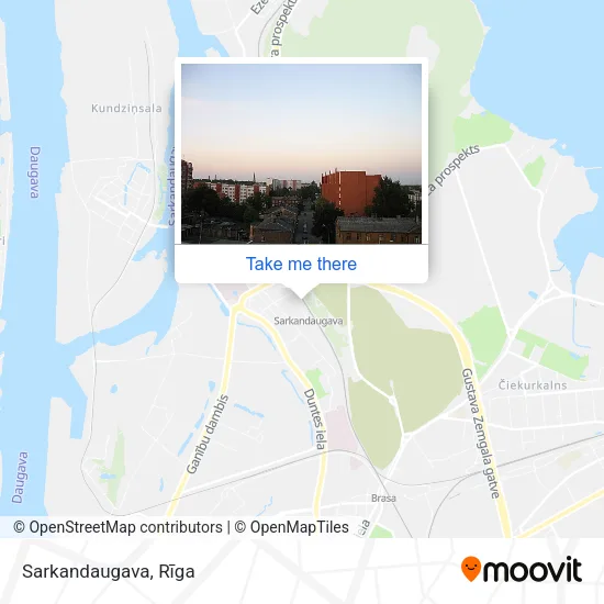Карта Sarkandaugava
