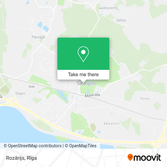 Карта Rozārijs