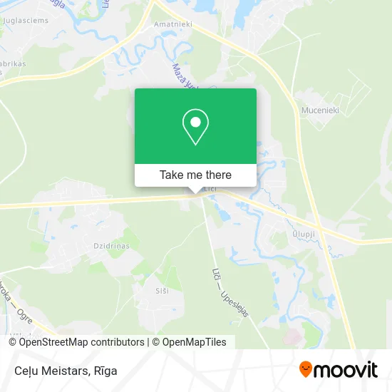 Карта Ceļu Meistars