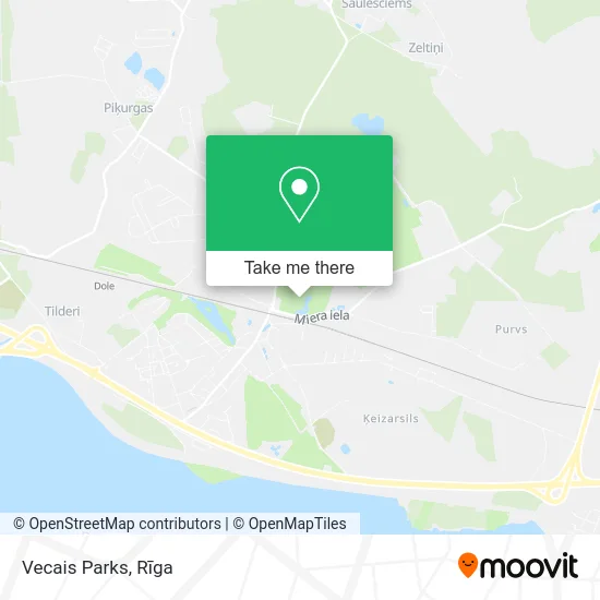 Карта Vecais Parks