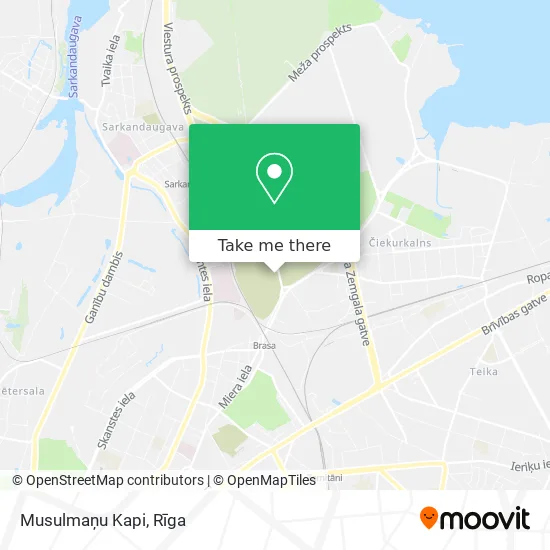 Карта Musulmaņu Kapi