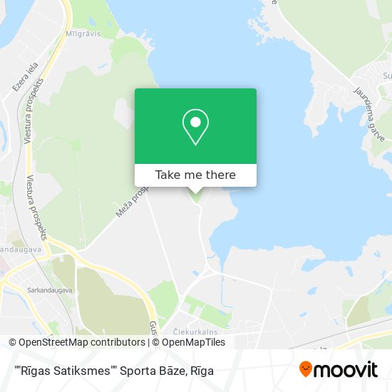 ""Rīgas Satiksmes"" Sporta Bāze map