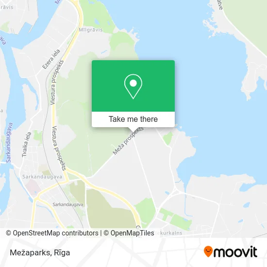 Mežaparks map