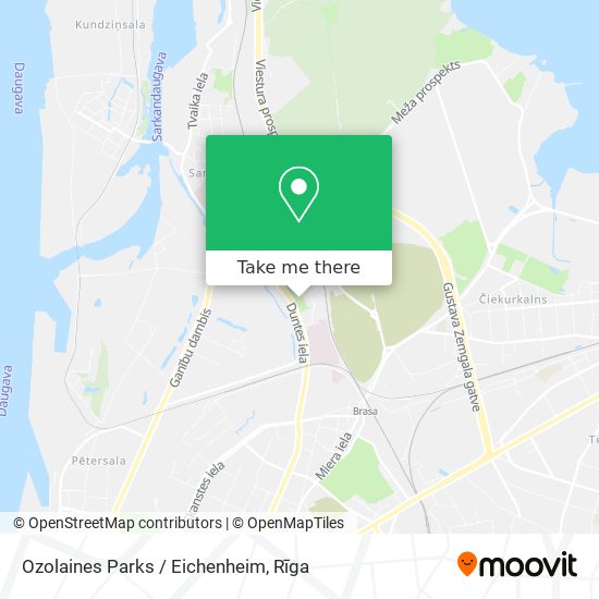 Ozolaines Parks / Eichenheim map
