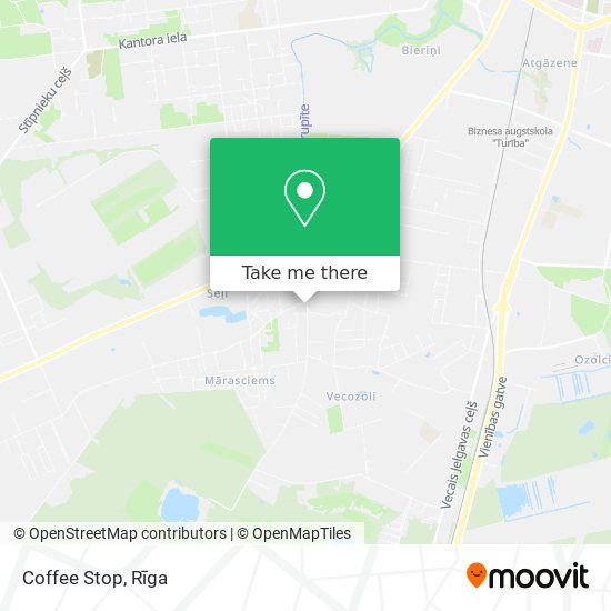 Coffee Stop map