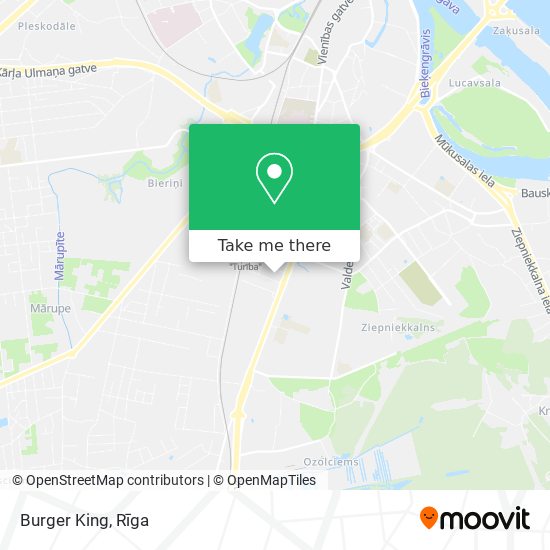 Burger King map