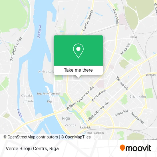 Verde Biroju Centrs map