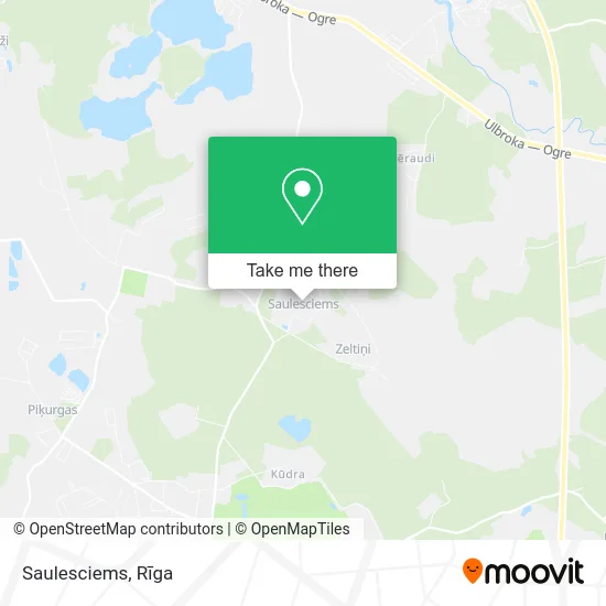 Карта Saulesciems