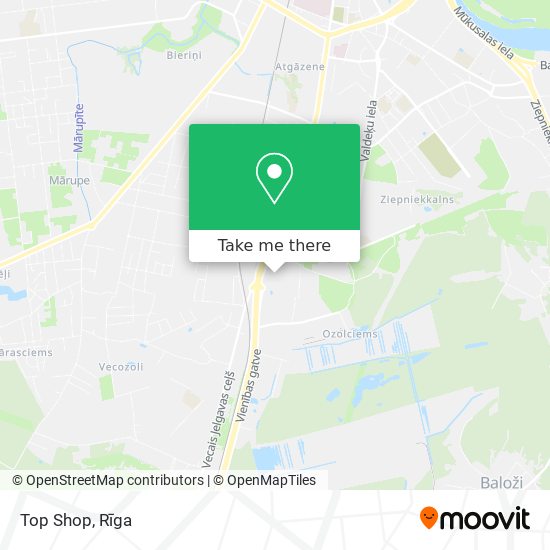 Карта Top Shop