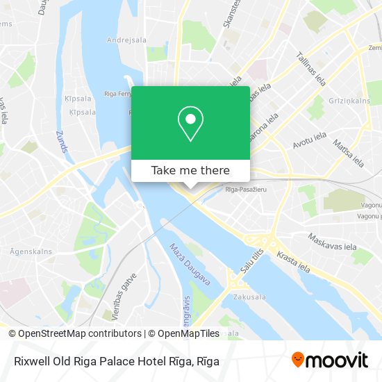 Rixwell Old Riga Palace Hotel Rīga map