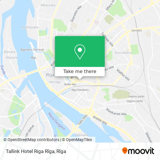 Tallink Hotel Riga Rīga map