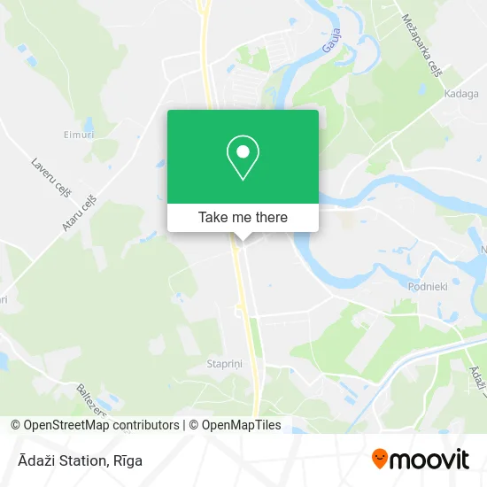 Карта Ādaži Station