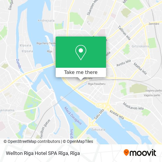 Карта Wellton Riga Hotel SPA Rīga